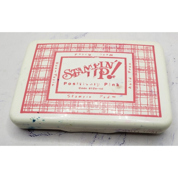 Stampin’ Up! Positively Pink Water Based Dye Ink Original Style Pad 40-105 - Picture 1 of 3